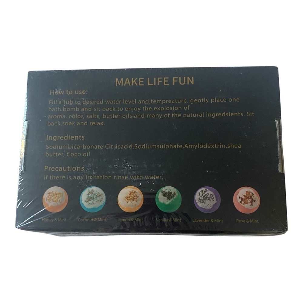 #147-NWT-MAPLE JAYS BATH BOMBS & CASA VIDA AFRICAN NET SPONGES - Picture 3 of 8